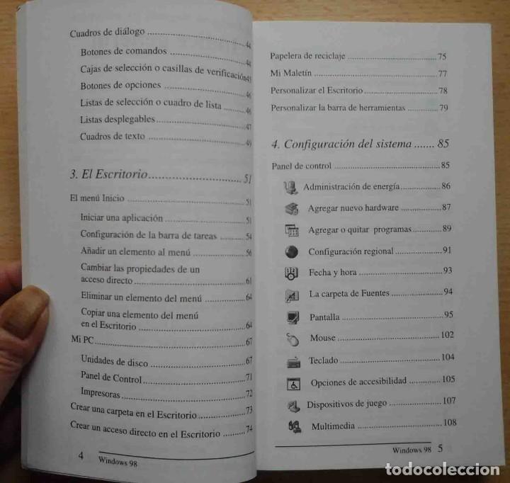 Libros de segunda mano: Minigu&iacute;a de aprendizaje r&aacute;pido - Windows 98 / Word 2000 - Foto 8