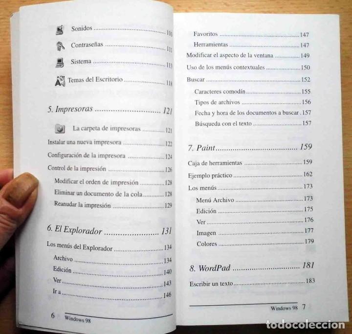 Libros de segunda mano: Minigu&iacute;a de aprendizaje r&aacute;pido - Windows 98 / Word 2000 - Foto 9