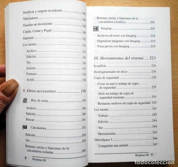 Libros de segunda mano: Minigu&iacute;a de aprendizaje r&aacute;pido - Windows 98 / Word 2000 - Foto 10