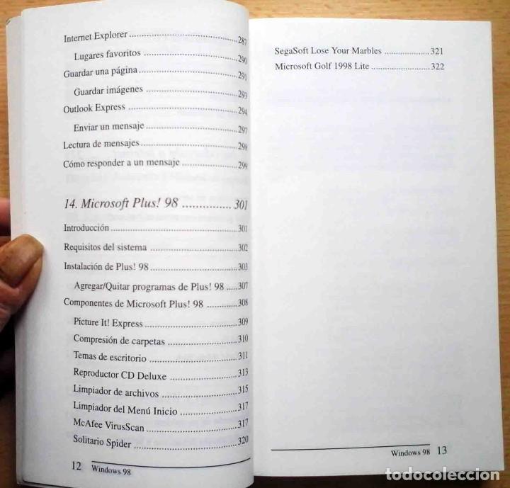Libros de segunda mano: Minigu&iacute;a de aprendizaje r&aacute;pido - Windows 98 / Word 2000 - Foto 12