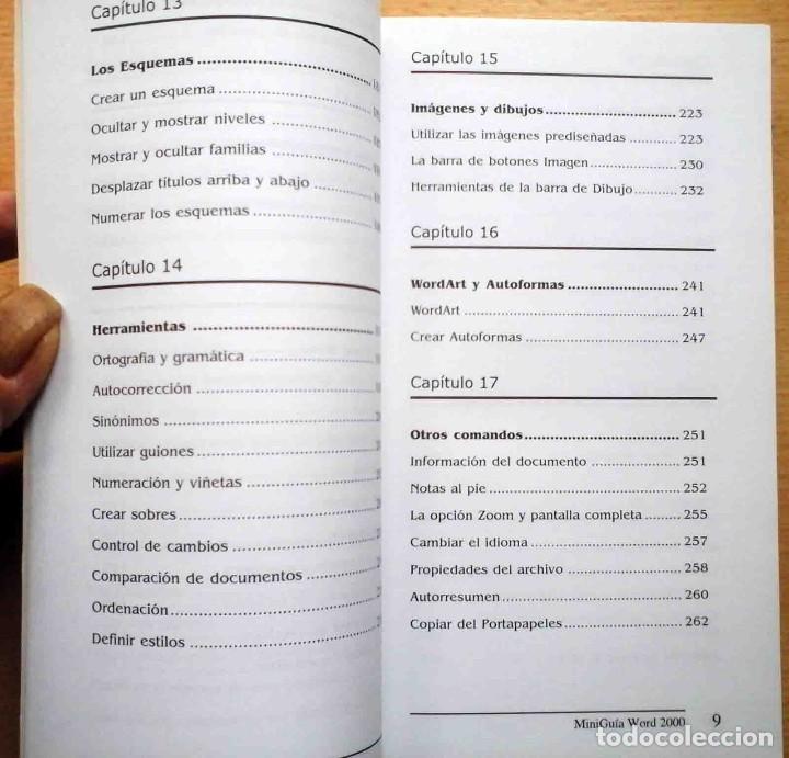 Libros de segunda mano: Minigu&iacute;a de aprendizaje r&aacute;pido - Windows 98 / Word 2000 - Foto 16