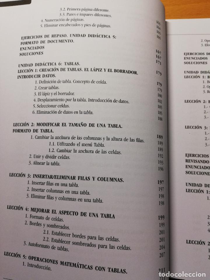 Libros de segunda mano: CURSO PR&Aacute;CTICO DE WORD - Foto 7
