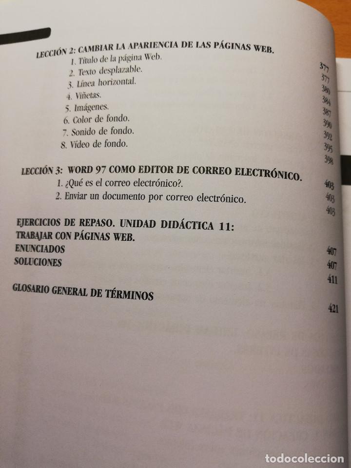 Libros de segunda mano: CURSO PR&Aacute;CTICO DE WORD - Foto 11