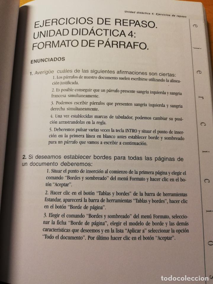 Libros de segunda mano: CURSO PR&Aacute;CTICO DE WORD - Foto 15