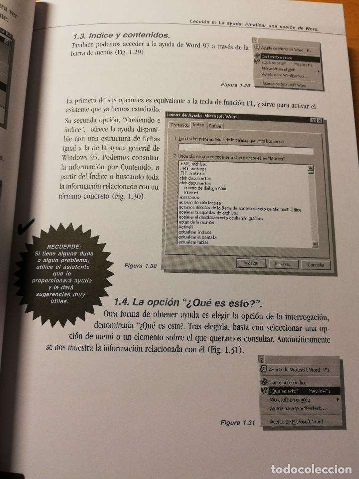 Libros de segunda mano: CURSO PR&Aacute;CTICO DE WORD - Foto 19