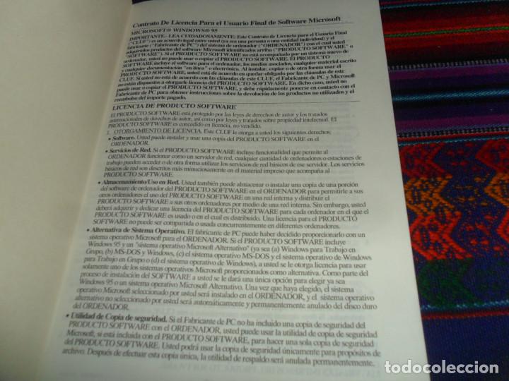 Libros de segunda mano: PRESENTANDO MICROSOFT WINDOWS 95. CERTIFICATE OF AUTHENTICITY. 87 P&Aacute;GINAS. RARO. - Foto 2