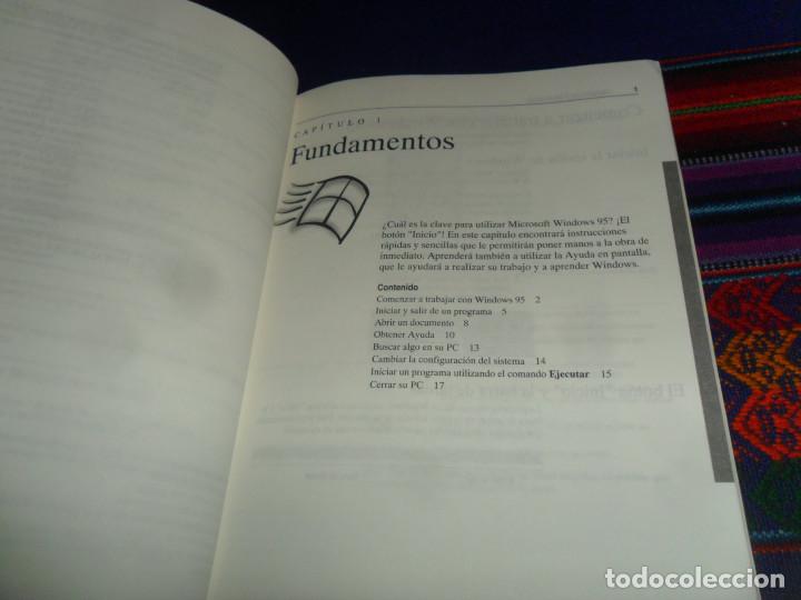 Libros de segunda mano: PRESENTANDO MICROSOFT WINDOWS 95. CERTIFICATE OF AUTHENTICITY. 87 P&Aacute;GINAS. RARO. - Foto 3