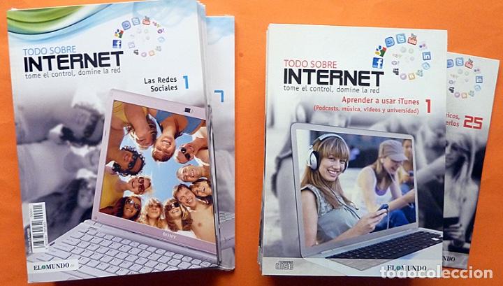 Libros de segunda mano: TODO SOBRE INTERNET - 7 LIBROS + 13 CD ROM - EL MUNDO - 2010 - COMPLETO Y NUEVO - Foto 1