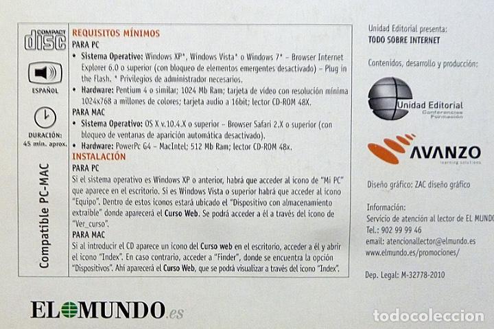 Libros de segunda mano: TODO SOBRE INTERNET - 7 LIBROS + 13 CD ROM - EL MUNDO - 2010 - COMPLETO Y NUEVO - Foto 4