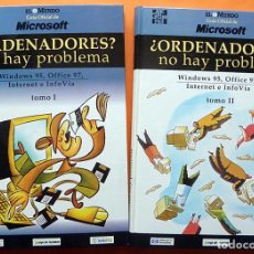 Libros de segunda mano: ¿ORDENADORES?, NO HAY PROBLEMA (2 VOLS) - WINDOWS 95/OFFICE 97/INTERNET/INFOVIA - 1997 - NUEVOS. Lote 192737448