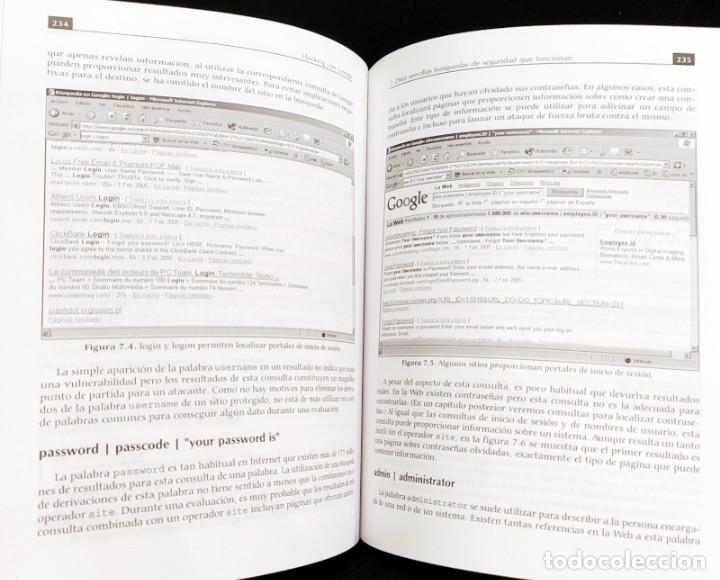 Libros de segunda mano: Hacking con Google, de Johny Long - Foto 3