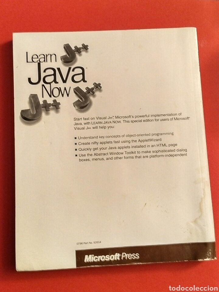 Libros de segunda mano: Learn Java now (Visual Java++) - Stephen R. Davis, Microsoft press - Foto 2