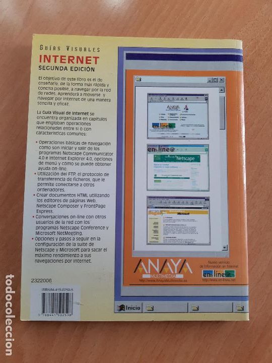 Libros de segunda mano: Libro. Guias Audiovisuales. Internet (Anaya, 1998) - Foto 2