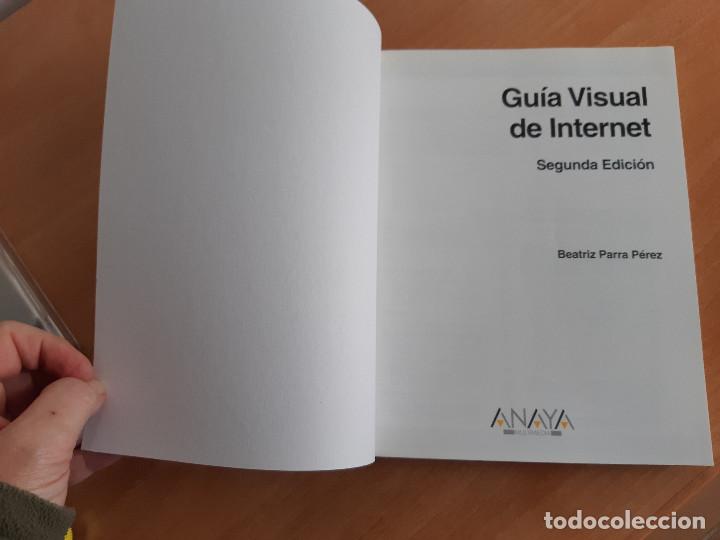 Libros de segunda mano: Libro. Guias Audiovisuales. Internet (Anaya, 1998) - Foto 3