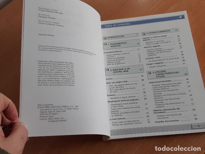 Libros de segunda mano: Libro. Guias Audiovisuales. Internet (Anaya, 1998) - Foto 5