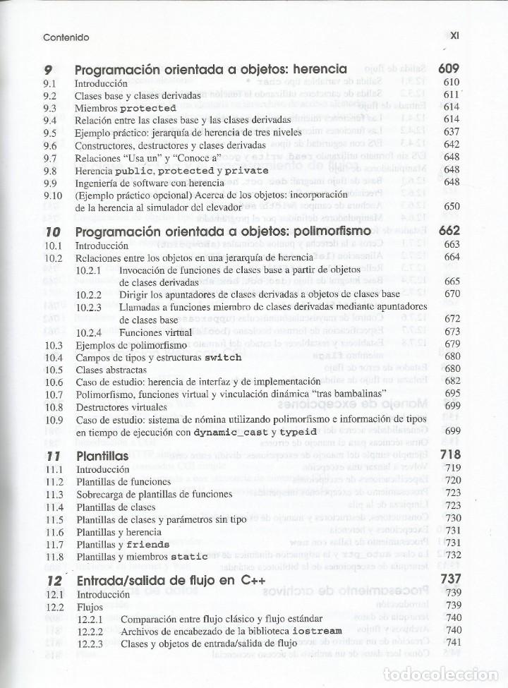 Libros de segunda mano: Como progrmar C++. Programaci&oacute;n web y dise&ntilde;o orientado a objetos. Con CD ROM. Deitel-Deitel. - Foto 5