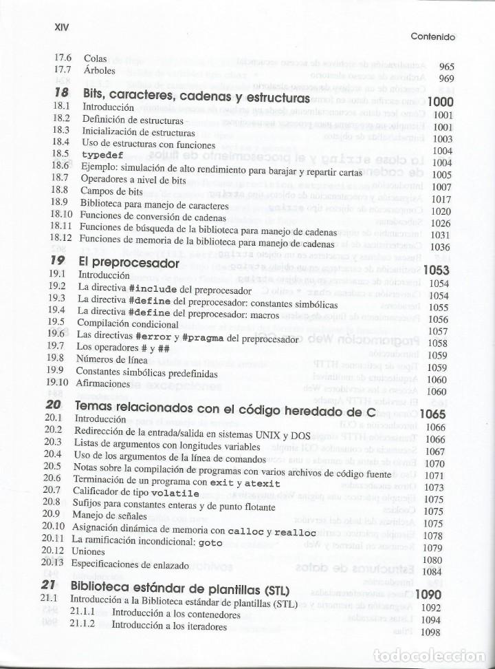 Libros de segunda mano: Como progrmar C++. Programaci&oacute;n web y dise&ntilde;o orientado a objetos. Con CD ROM. Deitel-Deitel. - Foto 7