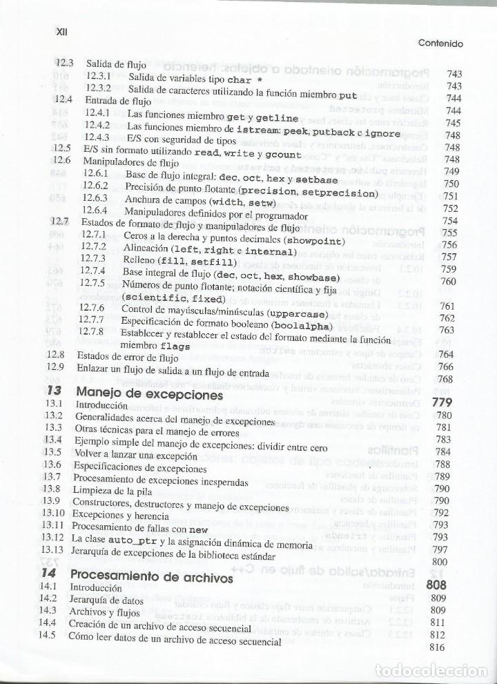 Libros de segunda mano: Como progrmar C++. Programaci&oacute;n web y dise&ntilde;o orientado a objetos. Con CD ROM. Deitel-Deitel. - Foto 8