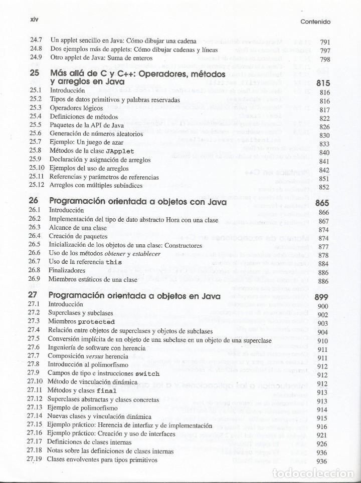 Libros de segunda mano: Como progrmar en C/C++ y Java. Deitel. 4a. Edici&oacute;n. - Foto 4