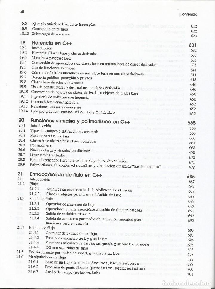Libros de segunda mano: Como progrmar en C/C++ y Java. Deitel. 4a. Edici&oacute;n. - Foto 5
