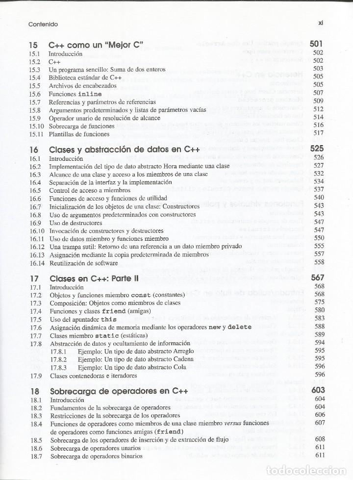 Libros de segunda mano: Como progrmar en C/C++ y Java. Deitel. 4a. Edici&oacute;n. - Foto 10