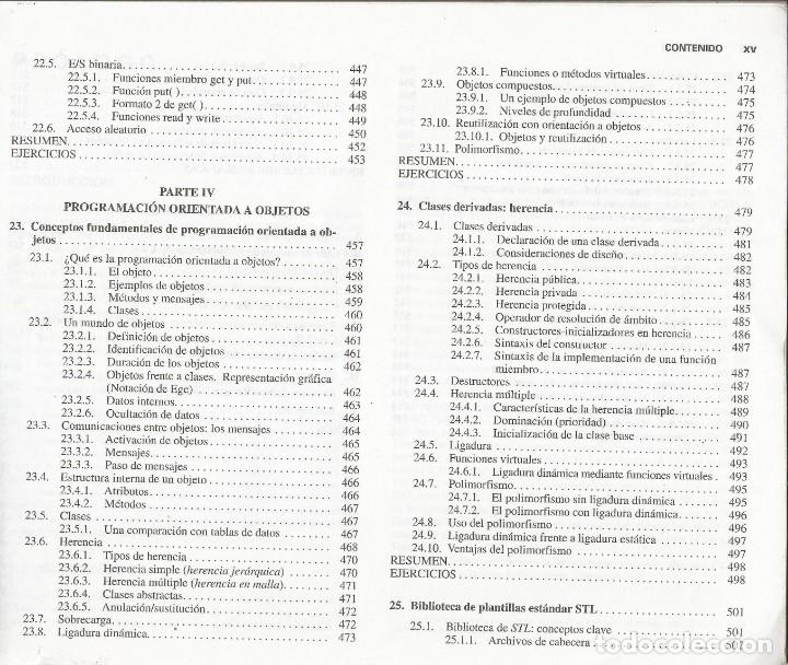 Libros de segunda mano: Programaci&oacute;n en C++. Algoritmos, estructuras de datos y objetos. Luis Joyanes. 1a. Edici&oacute;n. - Foto 3