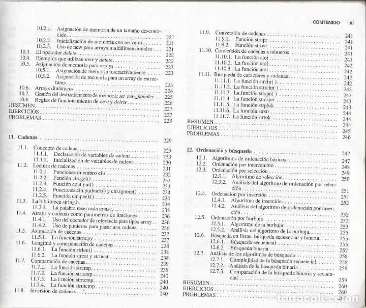 Libros de segunda mano: Programaci&oacute;n en C++. Algoritmos, estructuras de datos y objetos. Luis Joyanes. 1a. Edici&oacute;n. - Foto 5