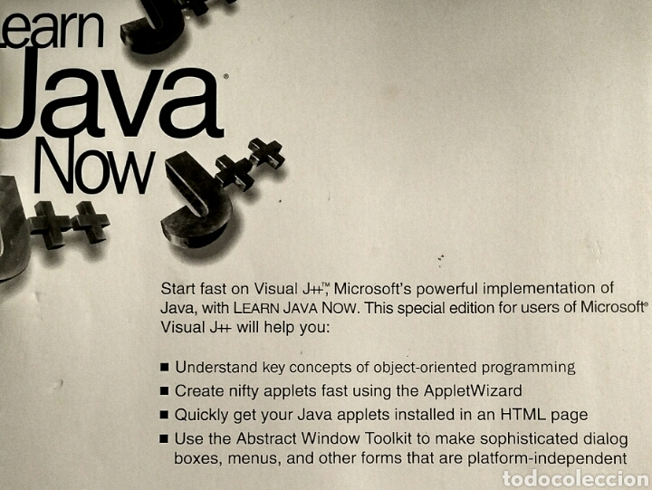 Libros de segunda mano: Learn Java now (Visual Java++) - Stephen R. Davis, Microsoft press - Foto 4