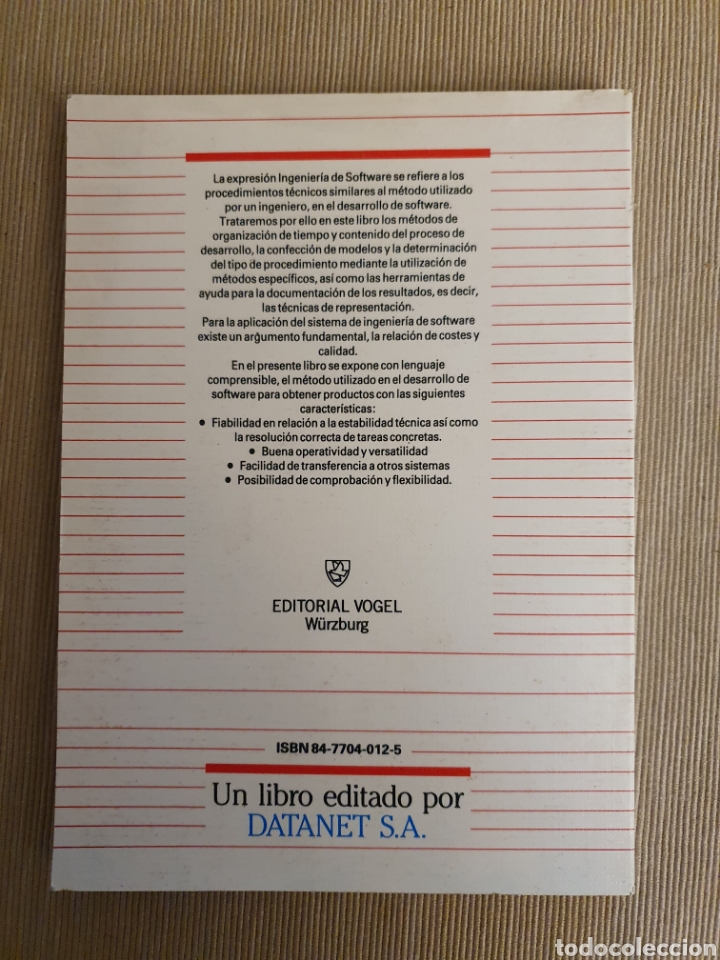 Libros de segunda mano: Ingenieria de software. practico y conciso. Hans Mahnke Datanet 1987 - Foto 2