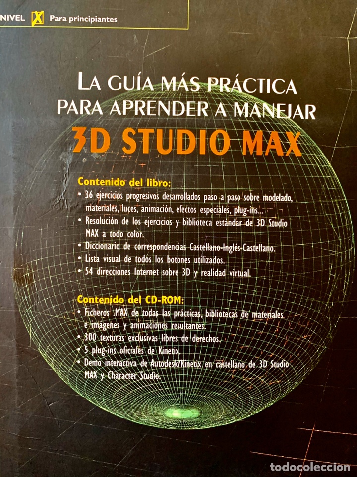Libros de segunda mano: 3D STUDIO MAX PRACTICO. GUIA DE APRENDIZAJE. Daniel Burgos. 1997. - Foto 3