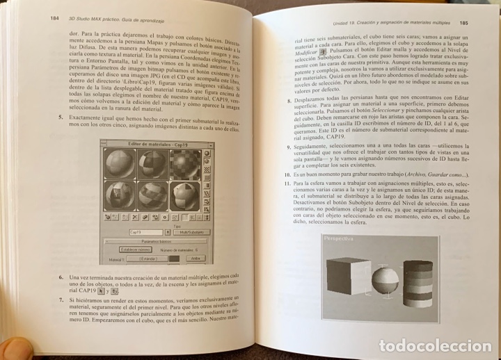 Libros de segunda mano: 3D STUDIO MAX PRACTICO. GUIA DE APRENDIZAJE. Daniel Burgos. 1997. - Foto 12
