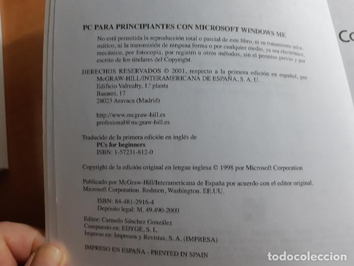 Libros de segunda mano: Libro PC para principiantes con Microsoft Windows ME (McGraw-Hill, 2001) - Foto 5