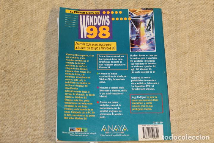 Libros de segunda mano: el primer libro windows 98 - Foto 2