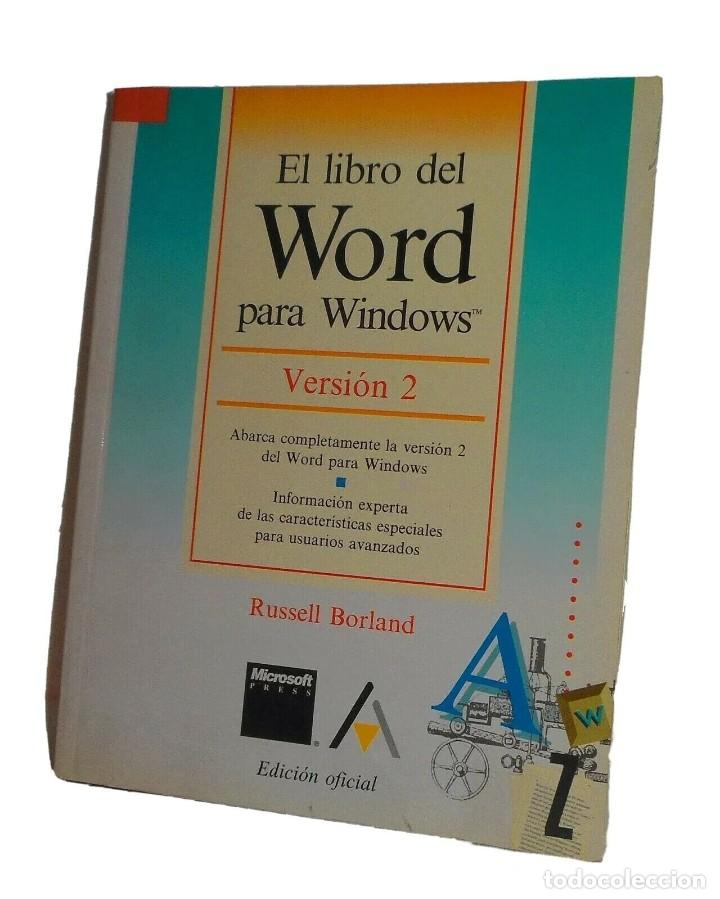 Libros de segunda mano: EL LIBRO DEL WORD PARA WINDOWS EDICIONES ANAYA 1993 VERSI&Oacute;N 2 EDICI&Oacute;N OFICIAL - Foto 1