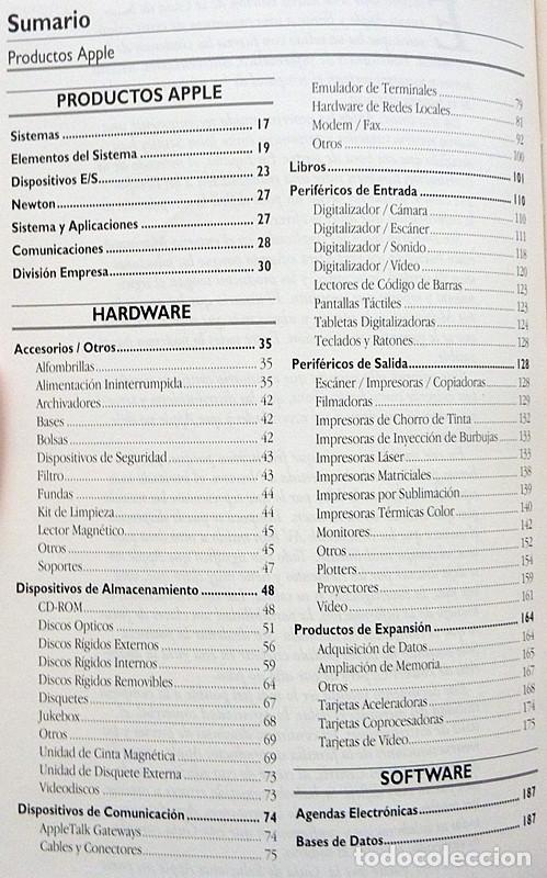 Libros de segunda mano: GU&Iacute;A MACUSER DE SOLUCIONES APPLE 1994 - VER INDICE - NUEVO - Foto 3
