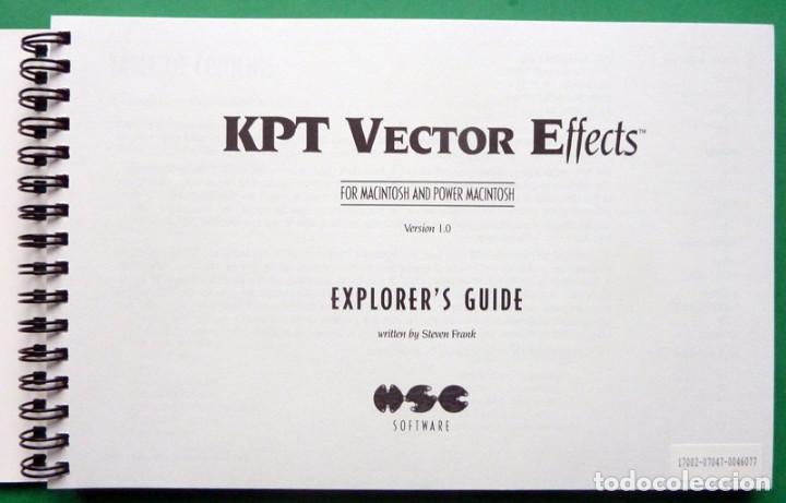 Libros de segunda mano: KPT VECTOR EFFECTS FOR MACINTOSH AND POWER MACINTOSH: EXPLORER&acute;S GUIDE - 1995 - VER INDICE - NUEVO - Foto 3