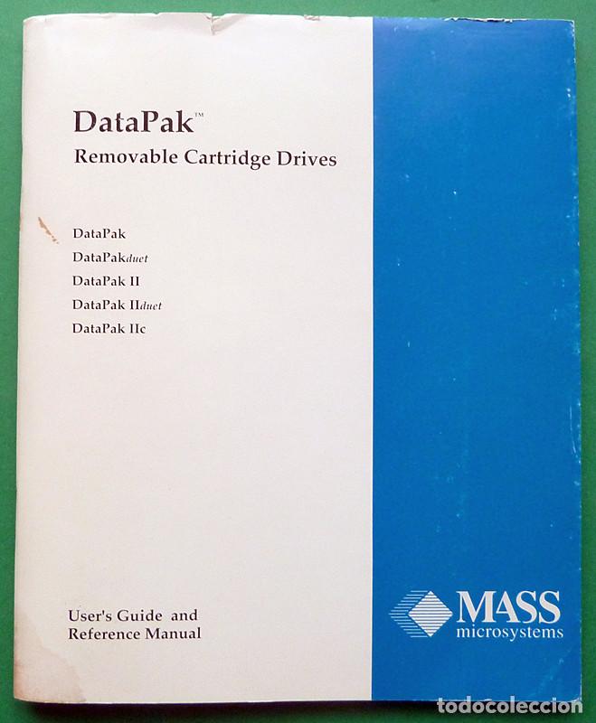 Libros de segunda mano: DATAPAK REMOVABLE CARTRIDGE DRIVES: USER&acute;S GUIDE & REFERENCE MANUAL - 1991 - VER INDICE - Foto 1