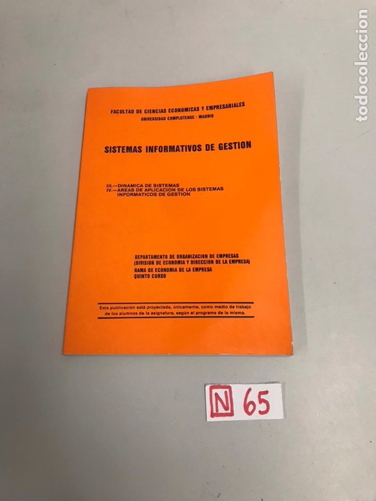 Libros de segunda mano: Sistemas inform&aacute;ticos de gesti&oacute;n - Foto 1