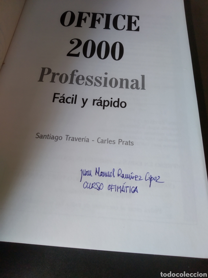 Libros de segunda mano: LIBRO OFFICE 2000 PROFESSIONAL - Foto 2