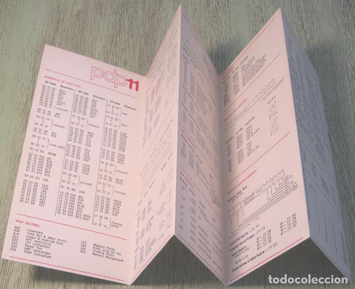 Libros de segunda mano: POLIPTICO TARJETA DE PROGRAMACION PARA DEC PDP-11 (PROGRAMMING CARD) - Foto 2