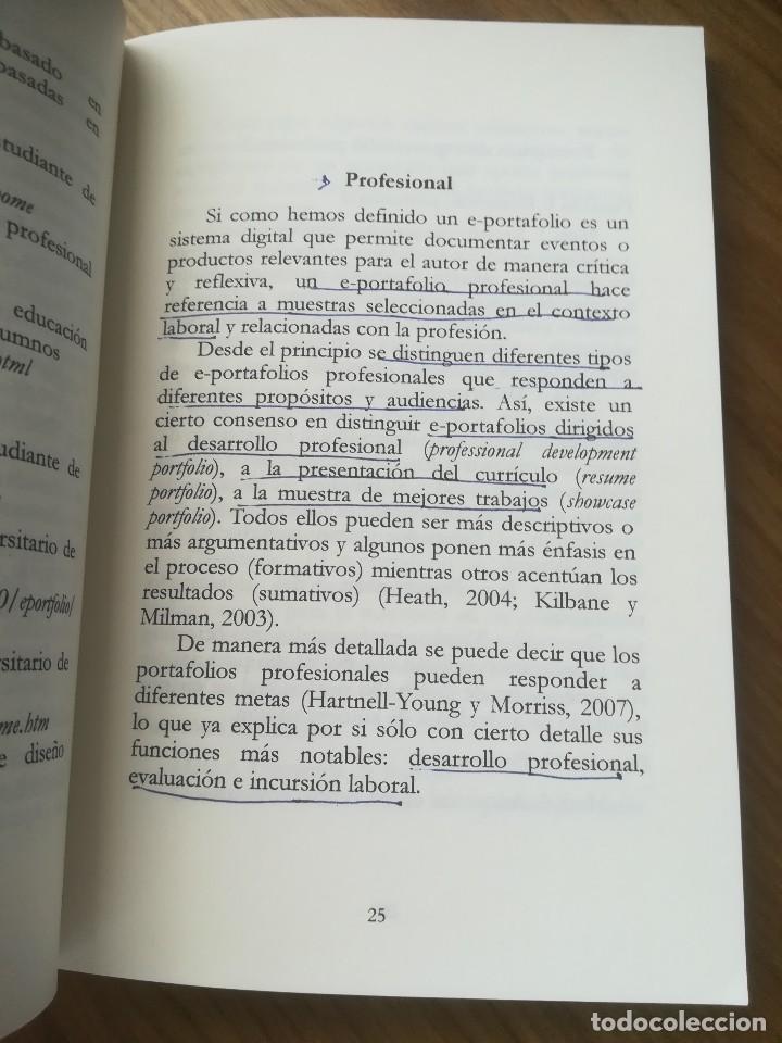 Libros de segunda mano: EL ESTILO E-PORTAFOLIO ELENA BARBERA - EDITORIAL UOC 2008 - - Foto 4