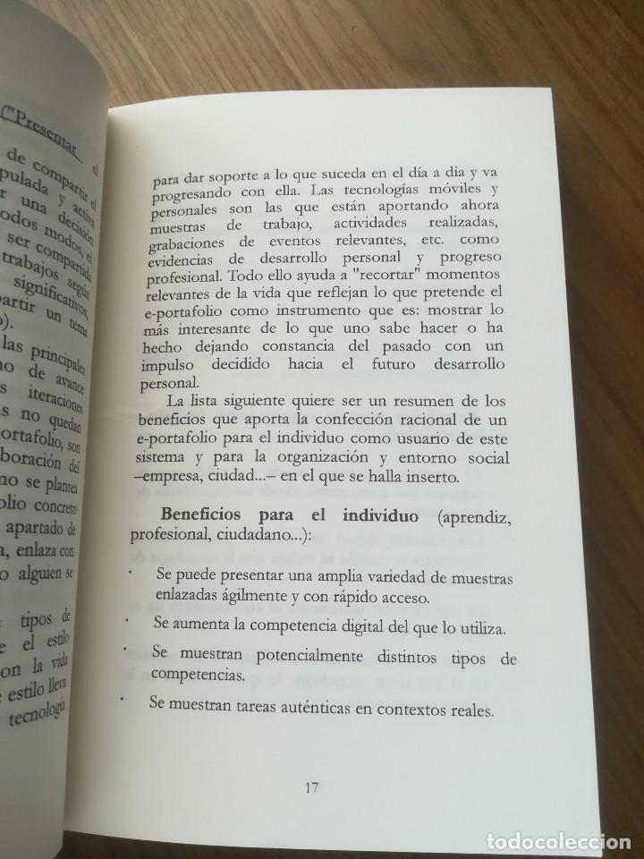 Libros de segunda mano: EL ESTILO E-PORTAFOLIO ELENA BARBERA - EDITORIAL UOC 2008 - - Foto 5