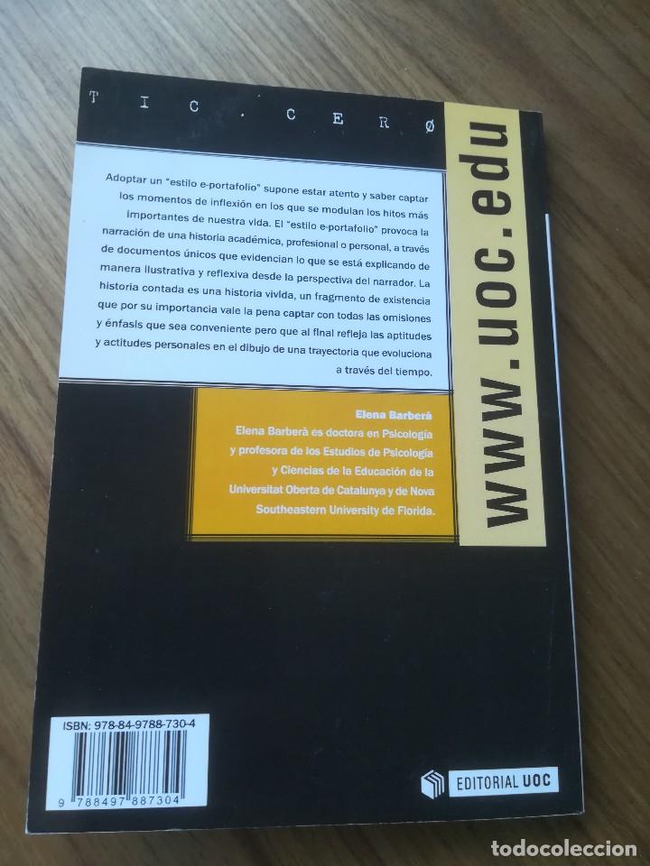 Libros de segunda mano: EL ESTILO E-PORTAFOLIO ELENA BARBERA - EDITORIAL UOC 2008 - - Foto 10