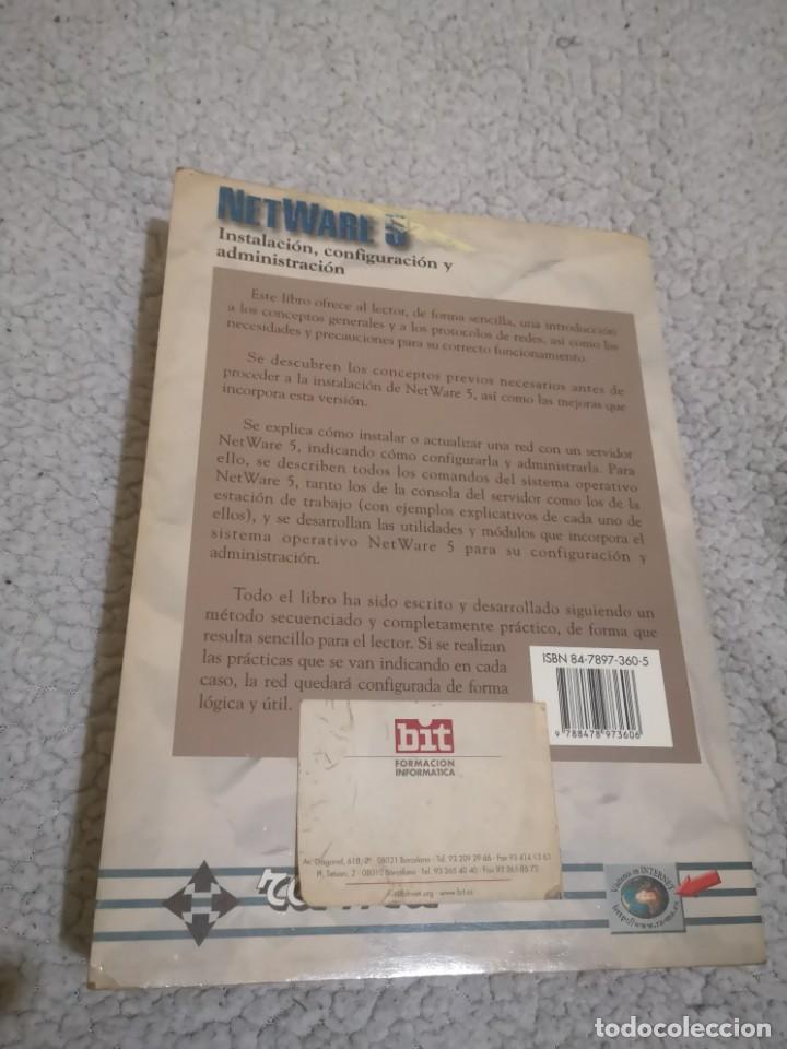 Libros de segunda mano: Netware 5: INSTALACION, CONFIGURACION Y ADMINISTRACION. - Foto 2