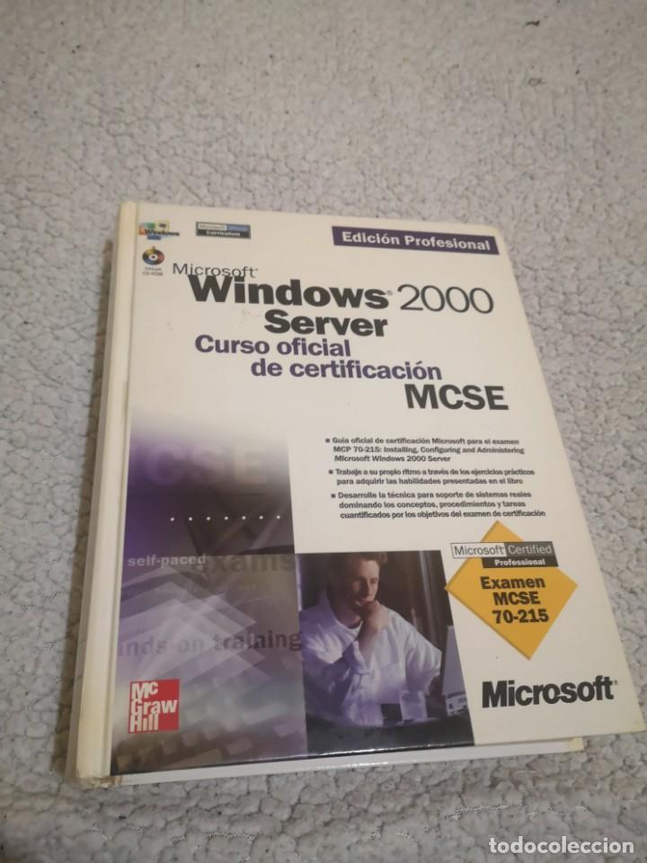 Libros de segunda mano: MICROSOFT WINDOWS 2000 SERVER: CURSO OFICIAL DE CERTIFICACI&Oacute;N Mcse. - Foto 1