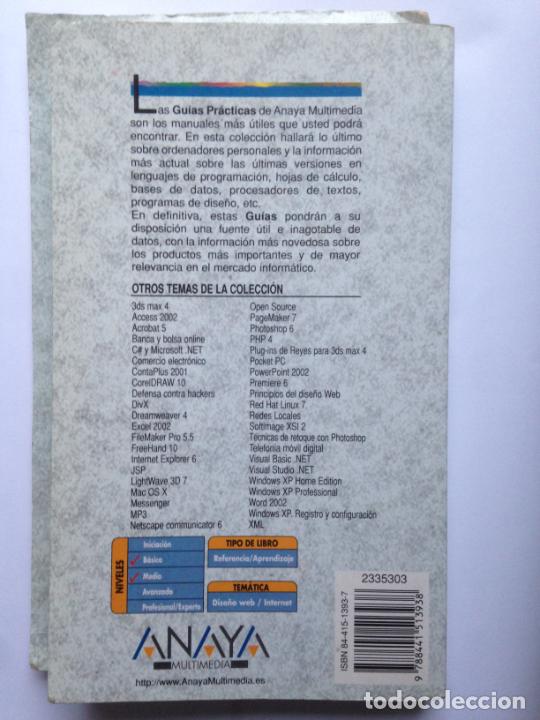 Libros de segunda mano: FLASH MX GUIA PRACTICA CON CD - EDITORIAL ANAYA 2002 - Foto 2