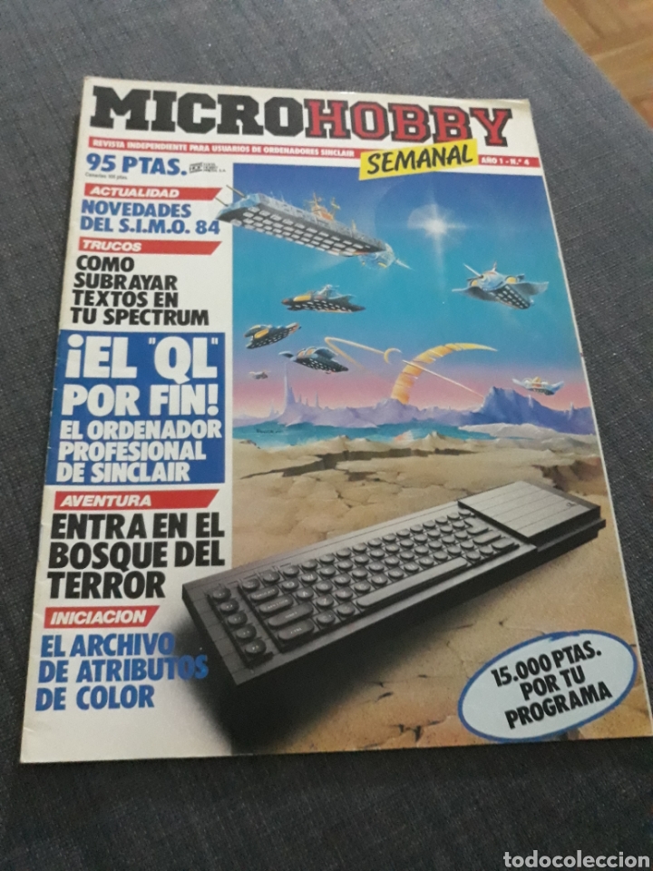 Libros de segunda mano: REVISTA MICROHOBBY N&deg; 4 . EL QL POR FIN - Foto 1