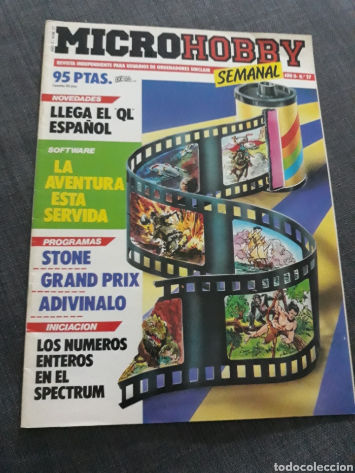 Libros de segunda mano: REVISTA MICROHOBBY N&deg; 27 - Foto 1