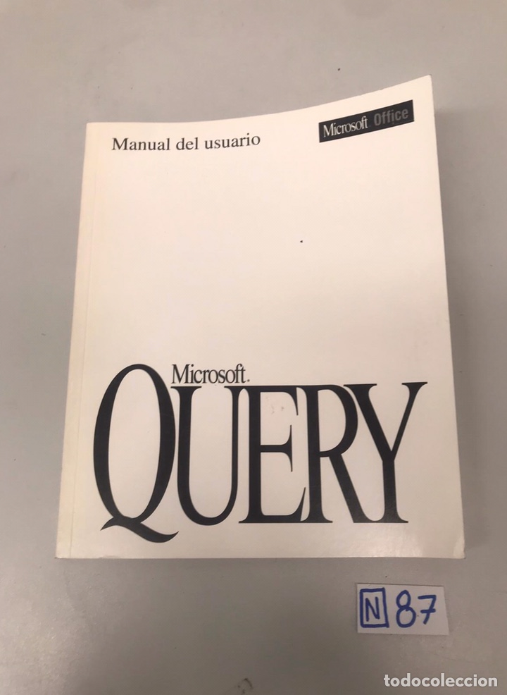 Libros de segunda mano: MANUAL DE USUARIO - MICROSOFT QUERY - Foto 1