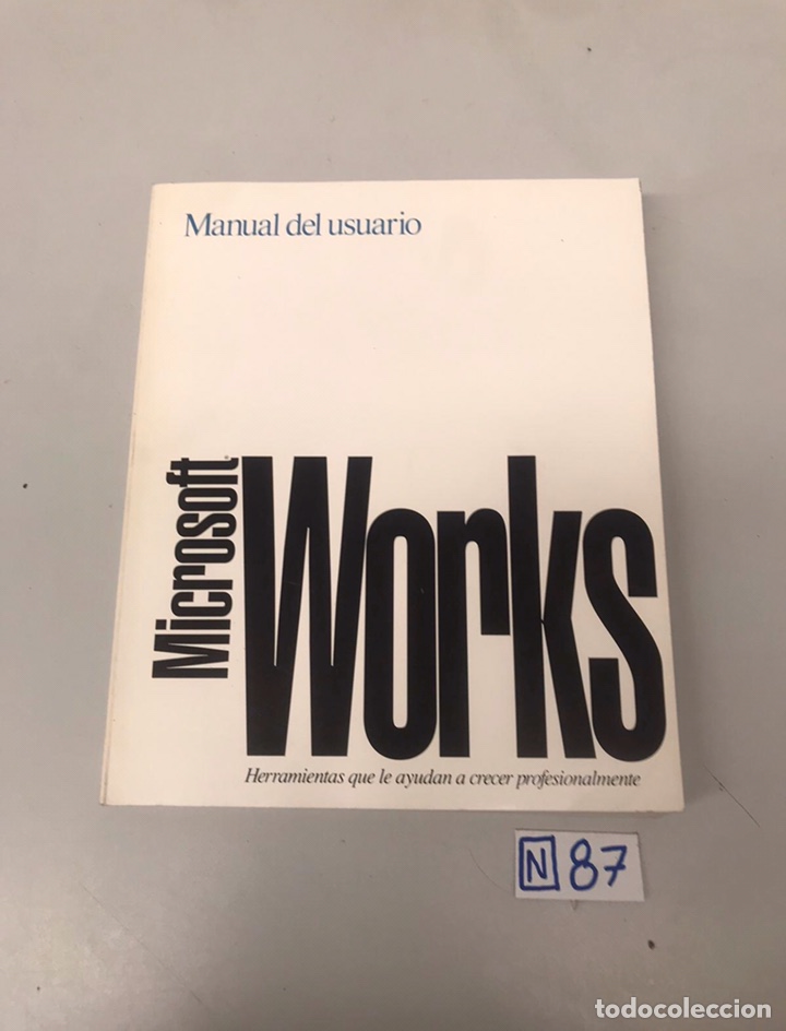 Libros de segunda mano: MANUAL DE USUARIO - Microsoft WORKS - Foto 1